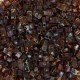 Miyuki half tila 5x2.4mm beads - Picasso transparent dark amber HTL-4502